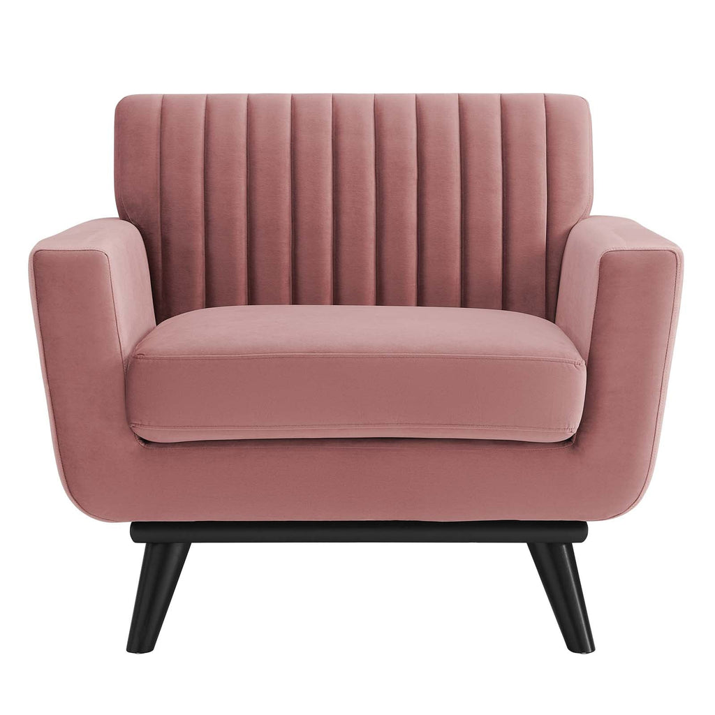 Engage Channel Tufted Performance Velvet Armchair by Modway