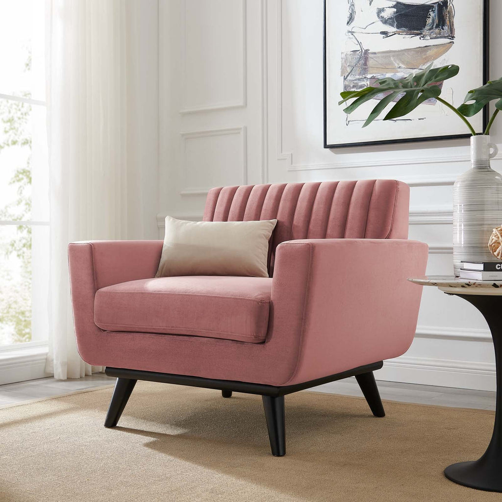 Engage Channel Tufted Performance Velvet Armchair by Modway