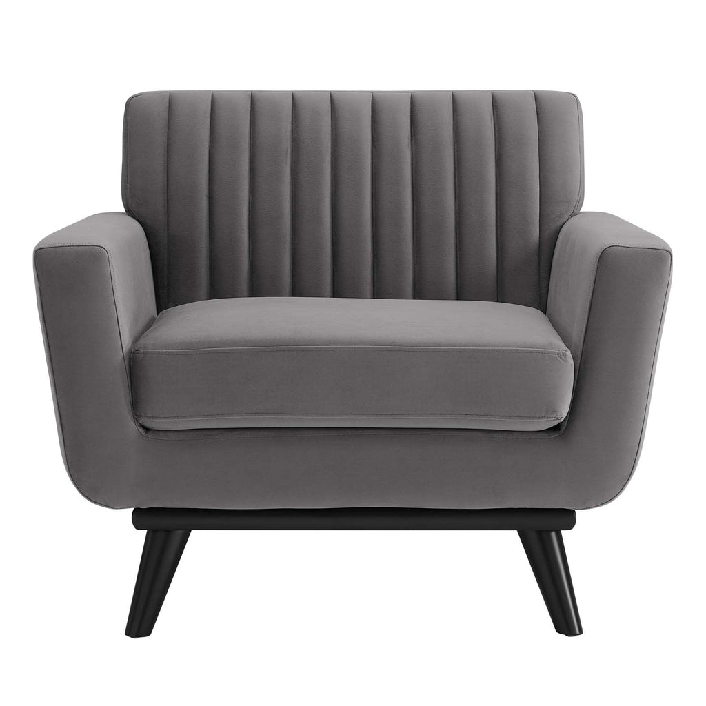 Engage Channel Tufted Performance Velvet Armchair by Modway