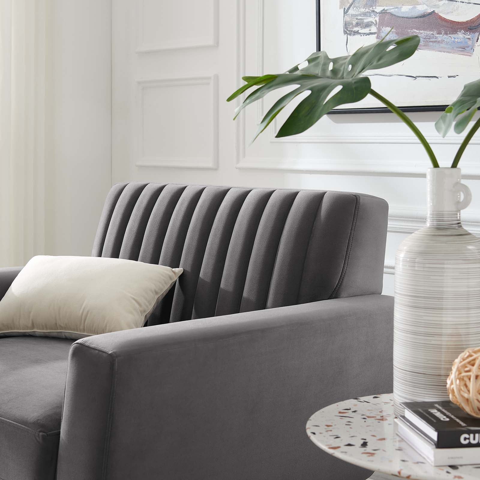 Engage Channel Tufted Performance Velvet Armchair by Modway
