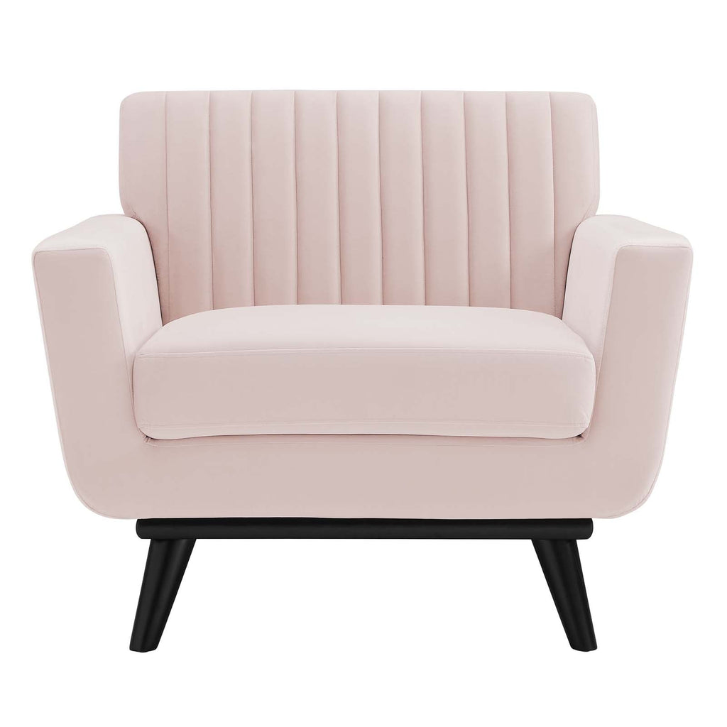 Engage Channel Tufted Performance Velvet Armchair by Modway