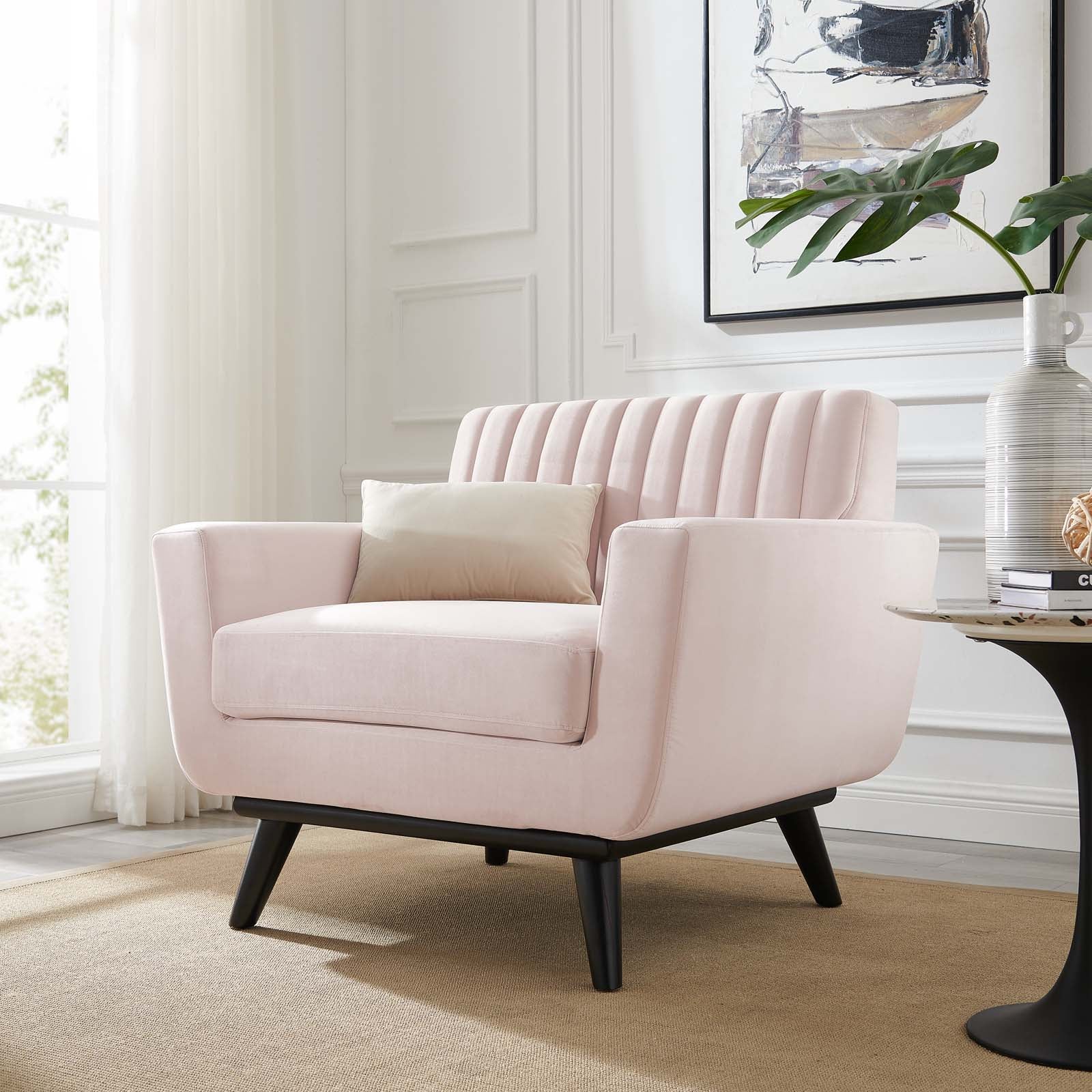 Engage Channel Tufted Performance Velvet Armchair by Modway