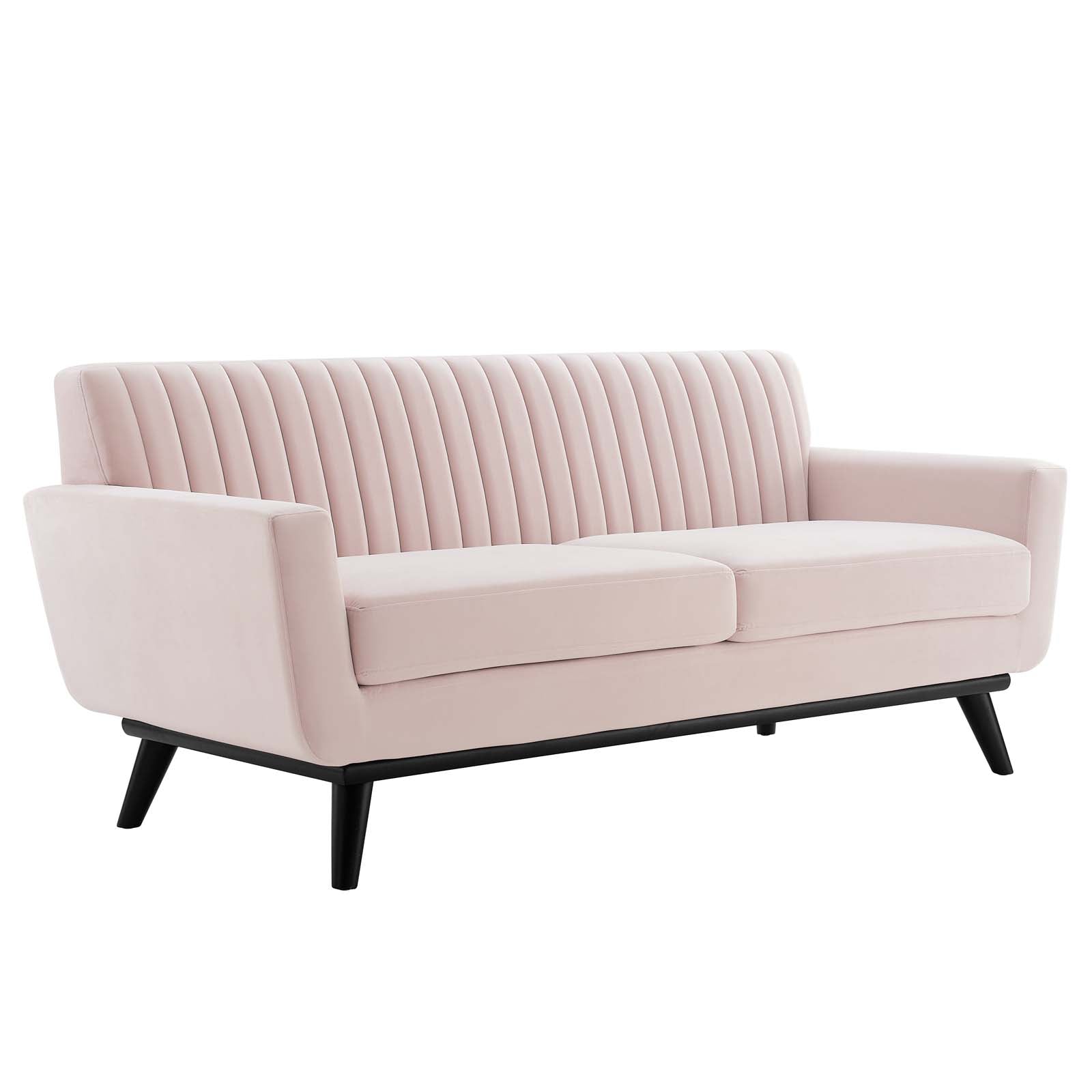 Engage Channel Tufted Performance Velvet Loveseat by Modway