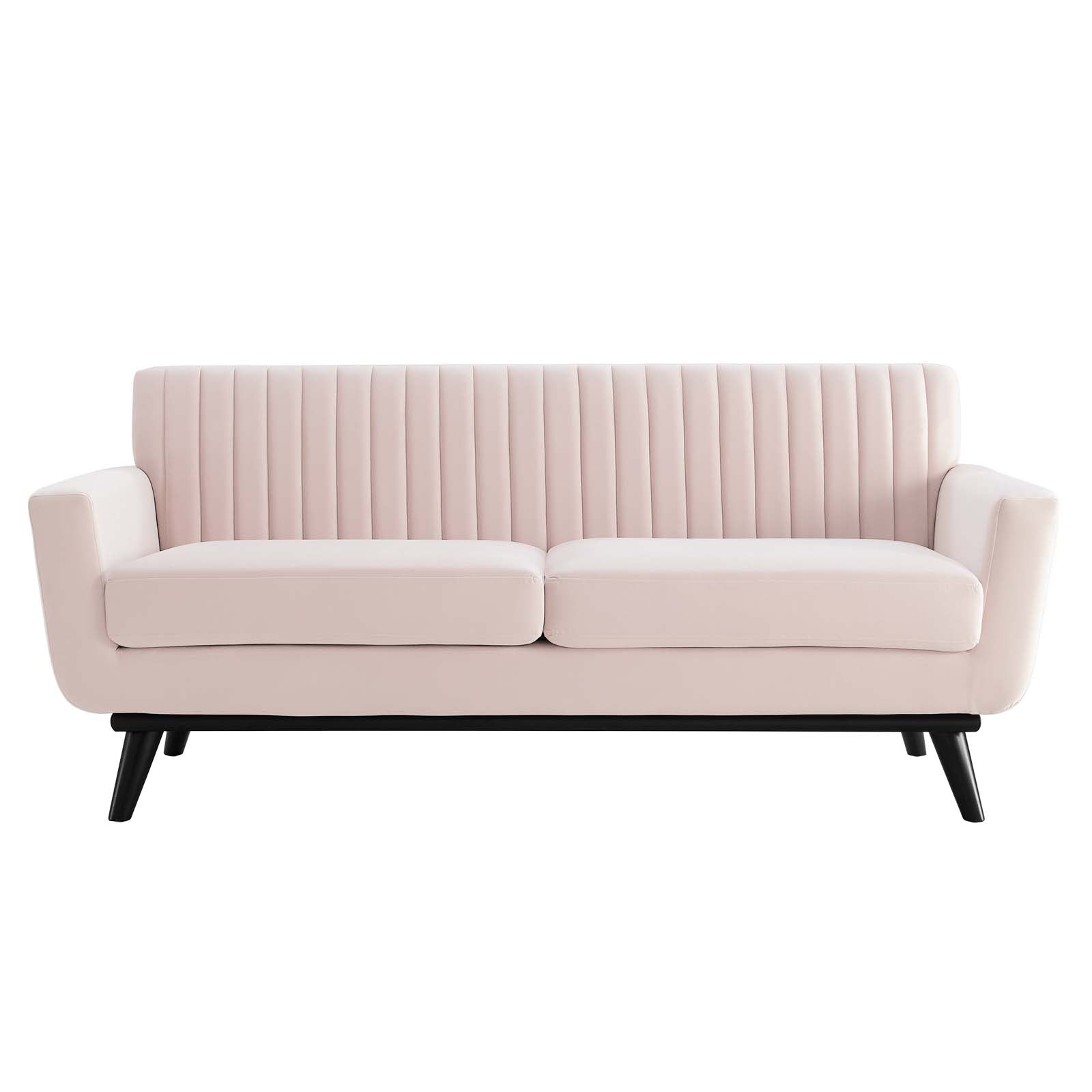 Engage Channel Tufted Performance Velvet Loveseat by Modway