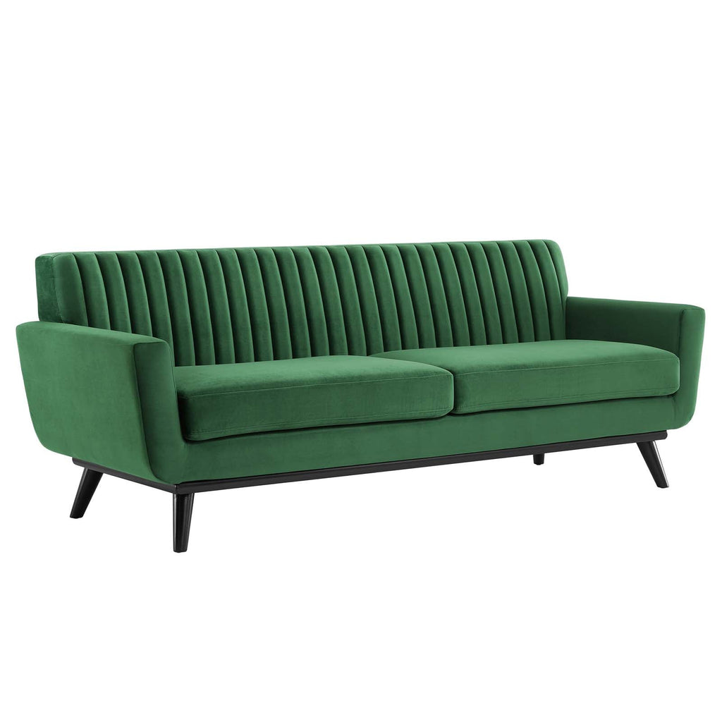 Engage Channel Tufted Performance Velvet Sofa by Modway