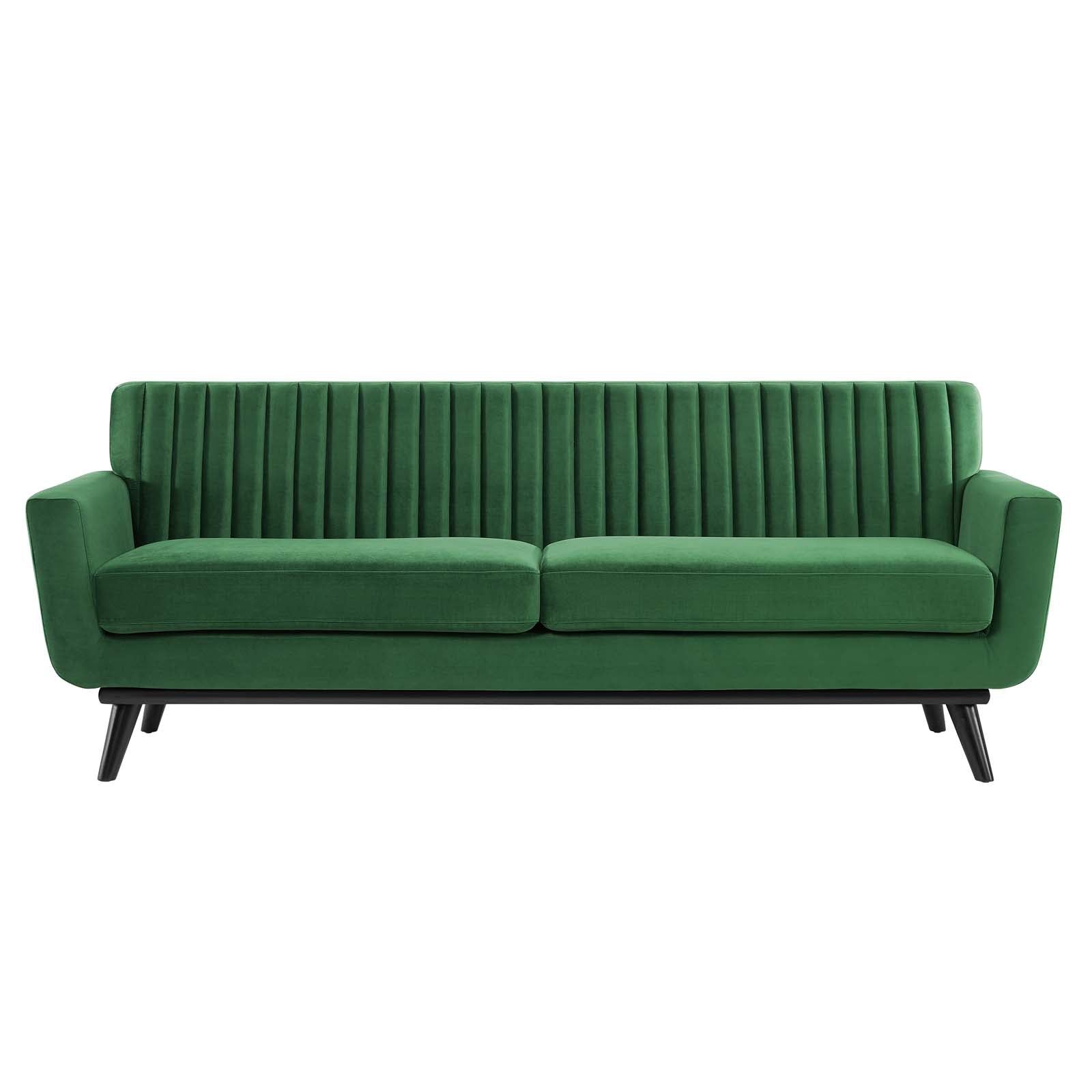 Engage Channel Tufted Performance Velvet Sofa by Modway