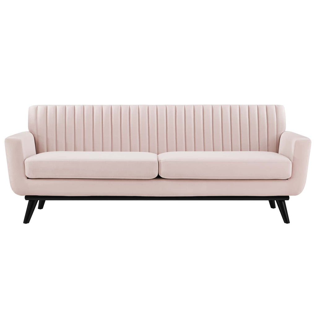 Engage Channel Tufted Performance Velvet Sofa by Modway