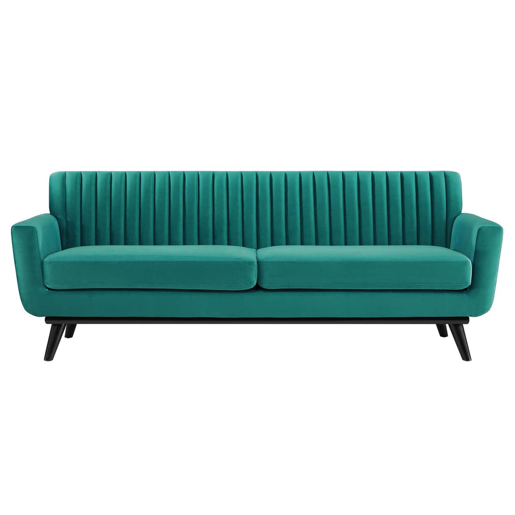 Engage Channel Tufted Performance Velvet Sofa by Modway