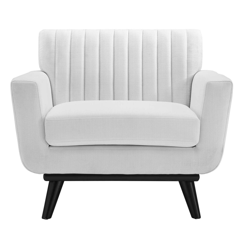 Engage Channel Tufted Fabric Armchair by Modway
