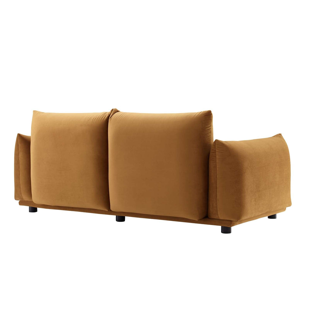 Copious Performance Velvet Loveseat by Modway