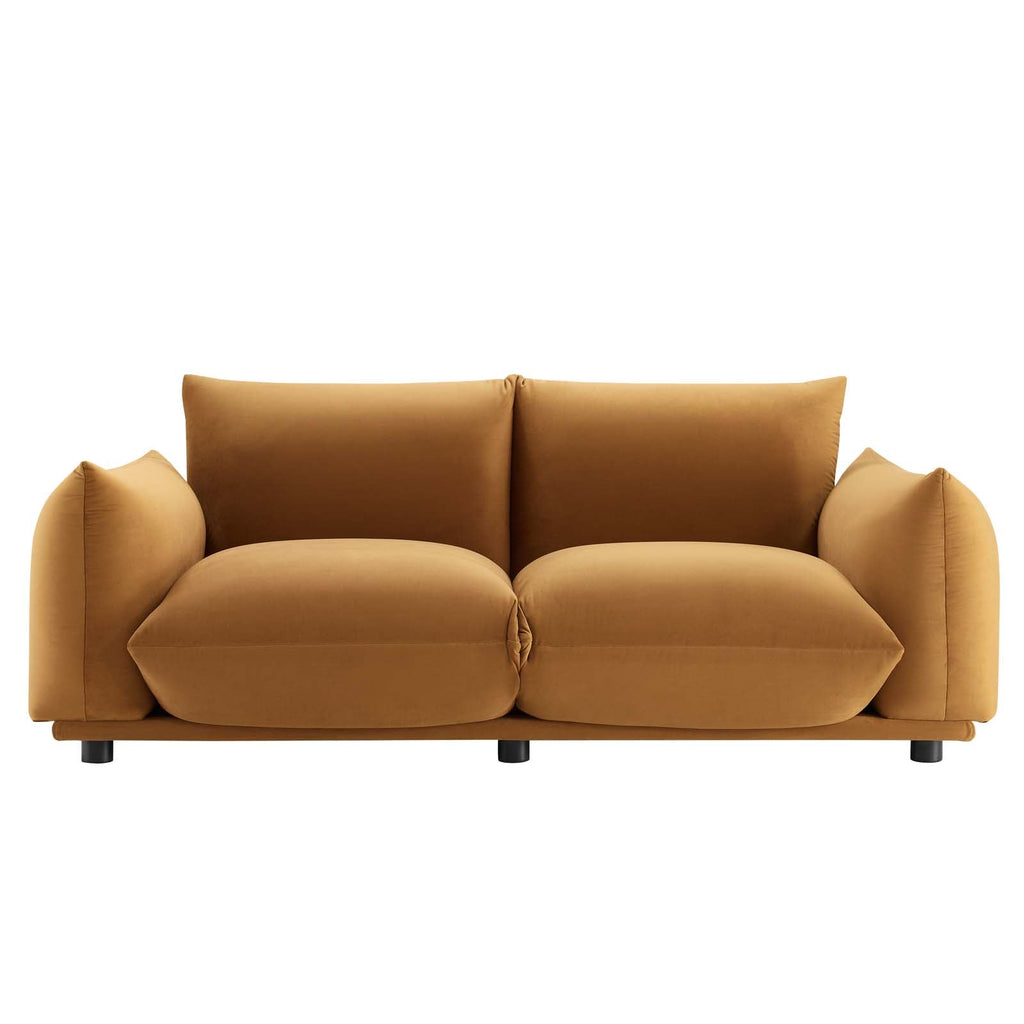Copious Performance Velvet Loveseat by Modway