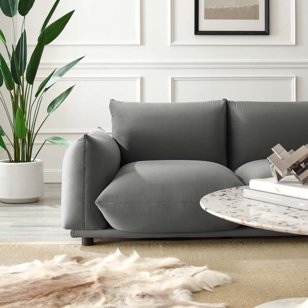 Copious Performance Velvet Loveseat by Modway