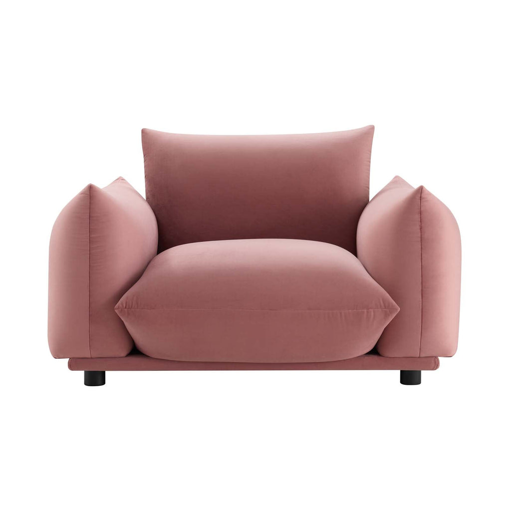 Copious Performance Velvet Armchair by Modway