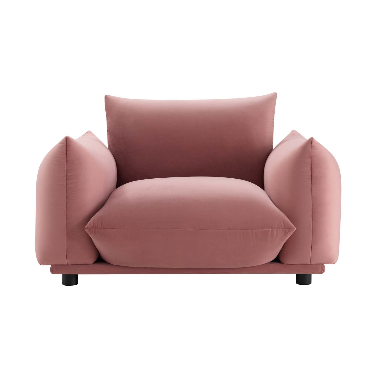 Copious Performance Velvet Armchair by Modway