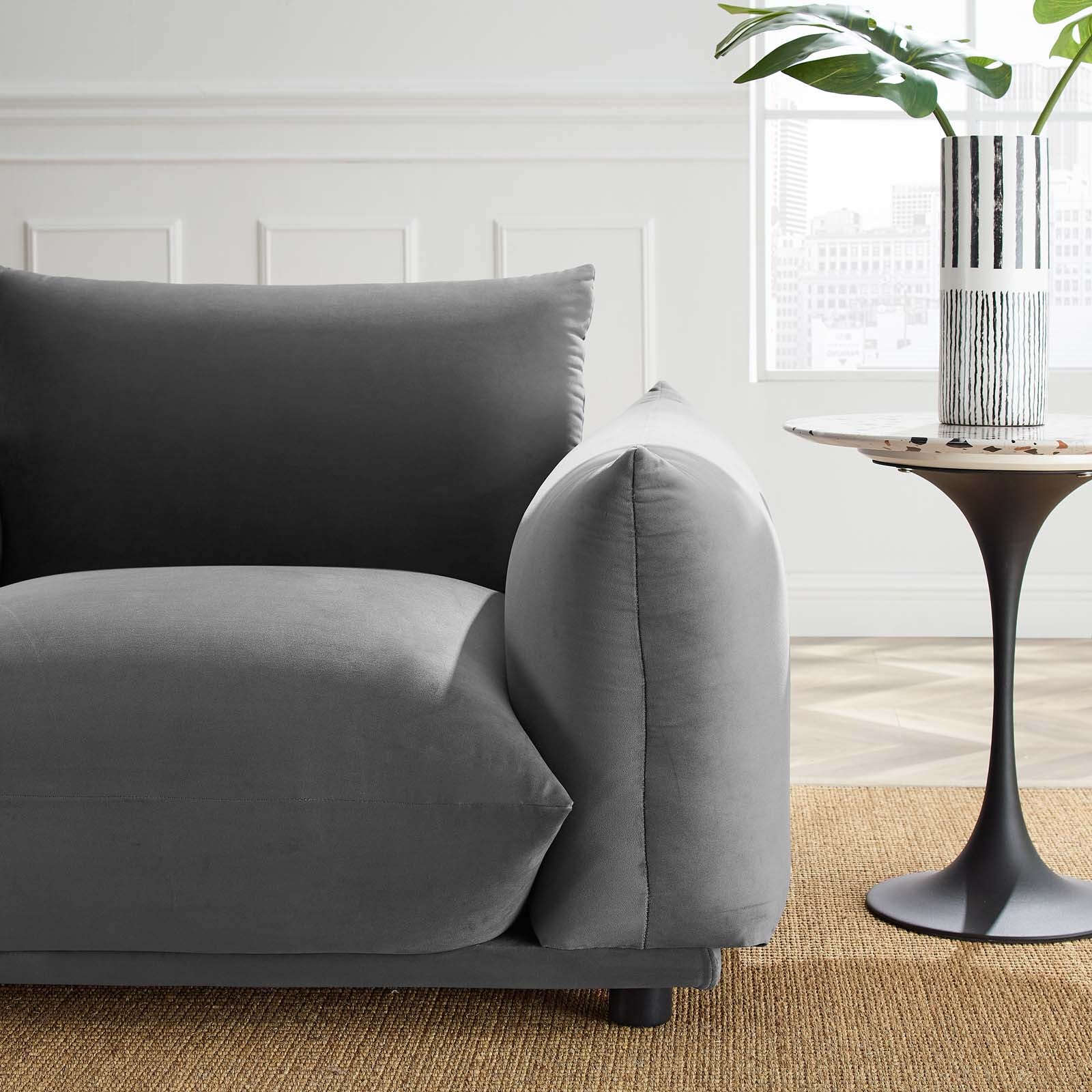 Copious Performance Velvet Armchair by Modway