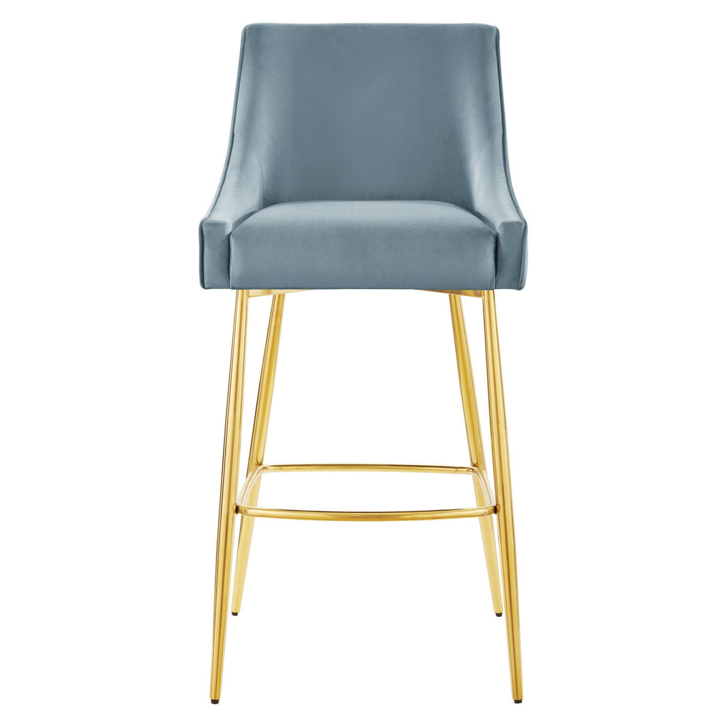 Discern Performance Velvet Bar Stool by Modway