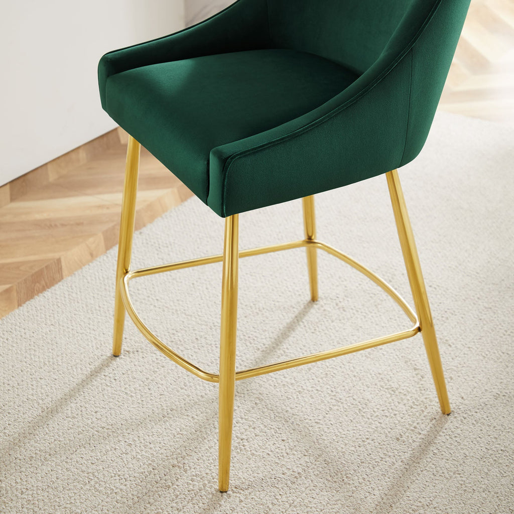 Discern Performance Velvet Counter Stool by Modway