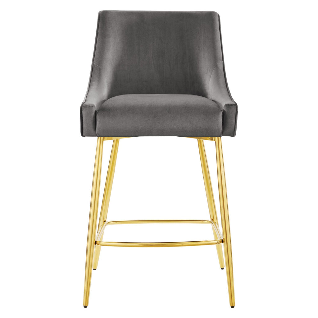 Discern Performance Velvet Counter Stool by Modway