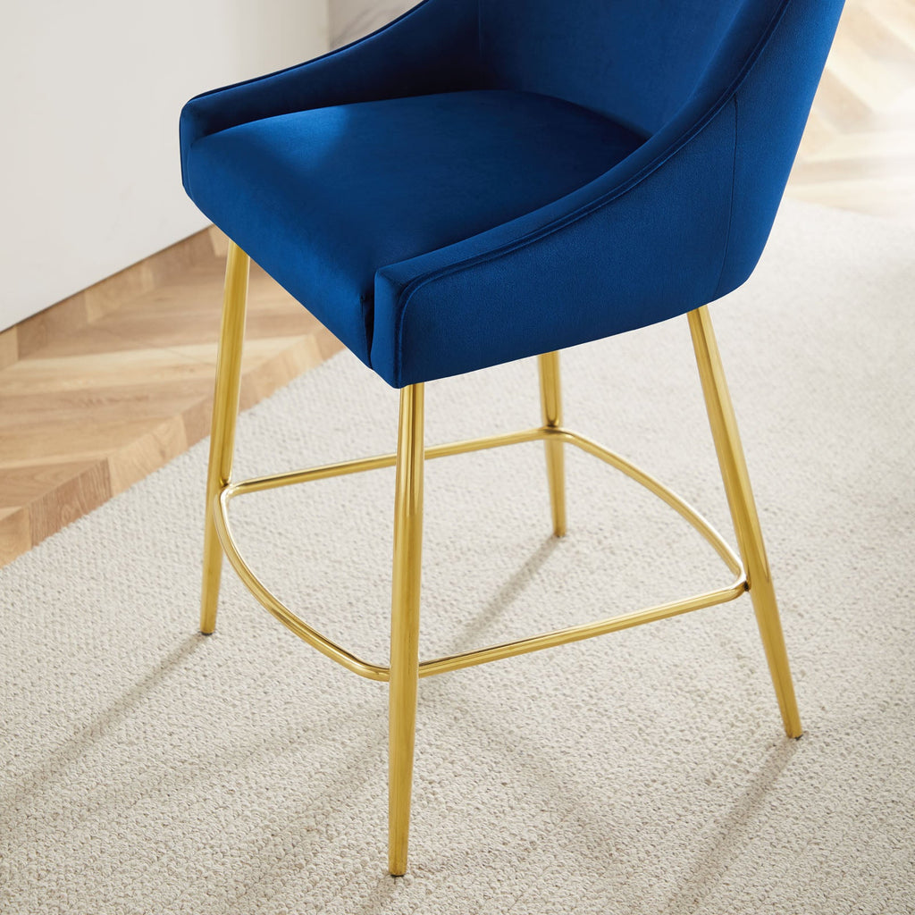 Discern Performance Velvet Counter Stool by Modway