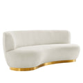 Kindred Boucle Upholstered Upholstered Fabric Sofa by Modway