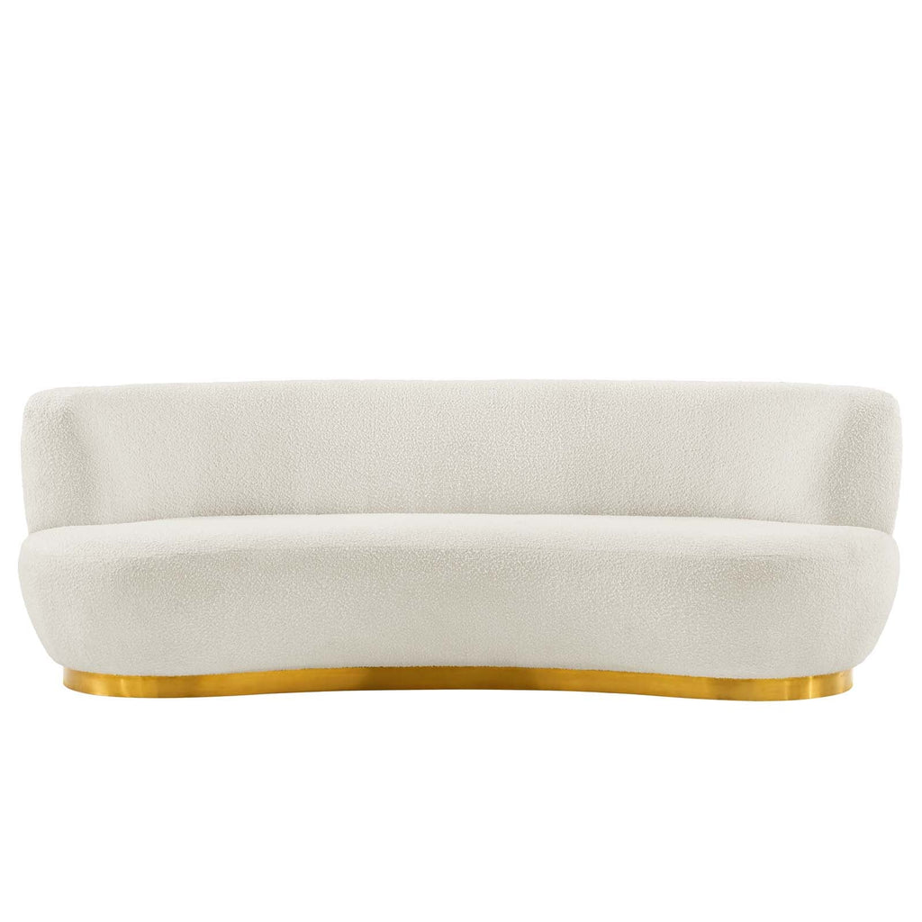 Kindred Boucle Upholstered Upholstered Fabric Sofa by Modway