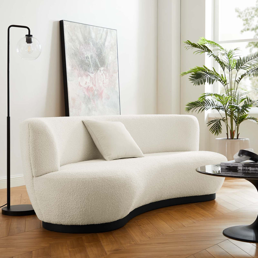 Kindred Boucle Upholstered Upholstered Fabric Sofa by Modway
