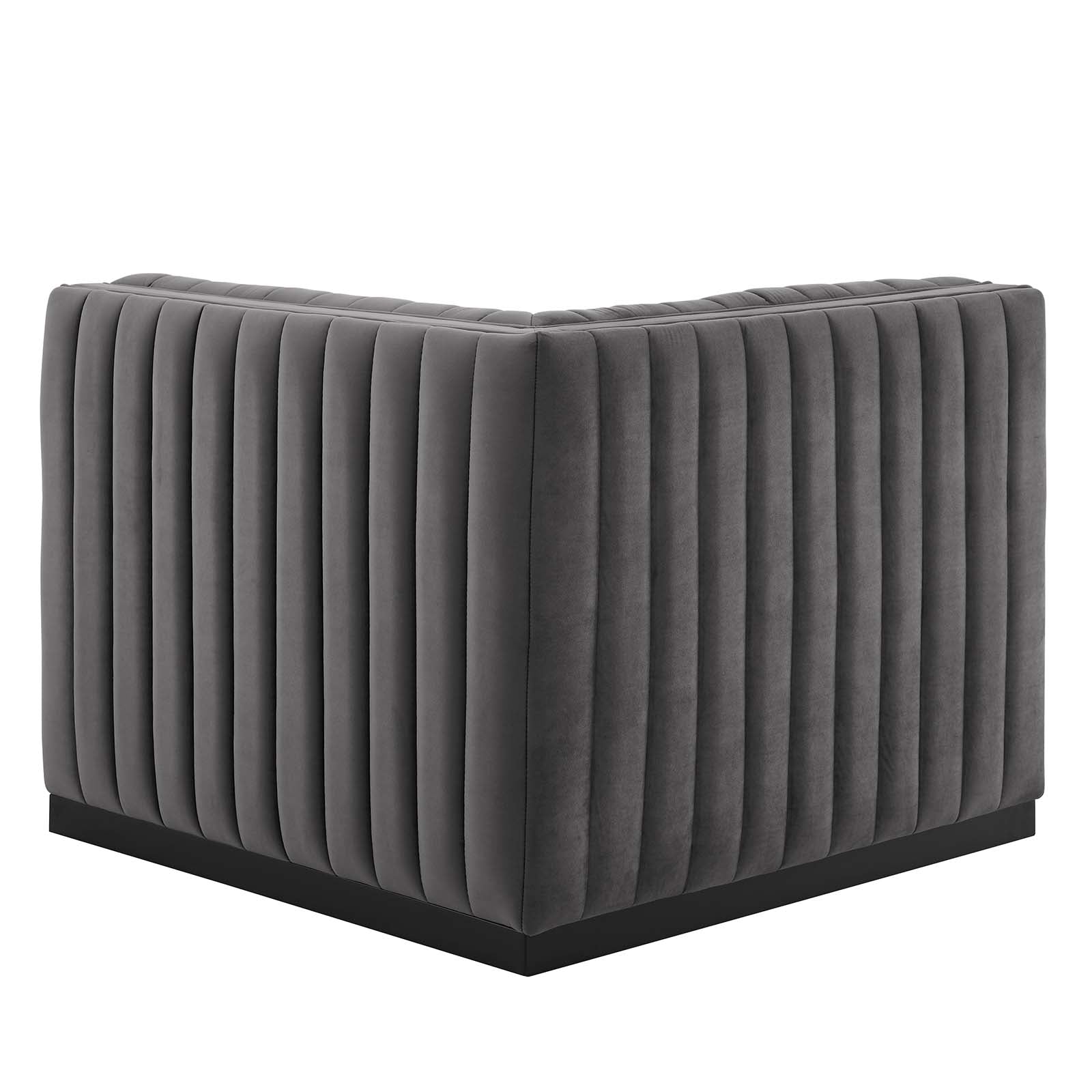 Conjure Channel Tufted Performance Velvet Left Corner Chair by Modway