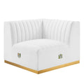 Conjure Channel Tufted Performance Velvet Right Corner Chair by Modway