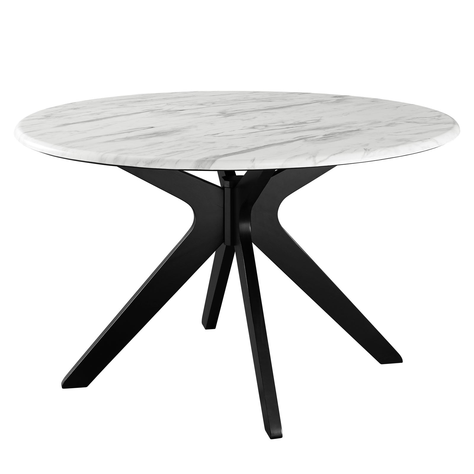 Traverse 50" Round Performance Artificial Marble Dining Table by Modway
