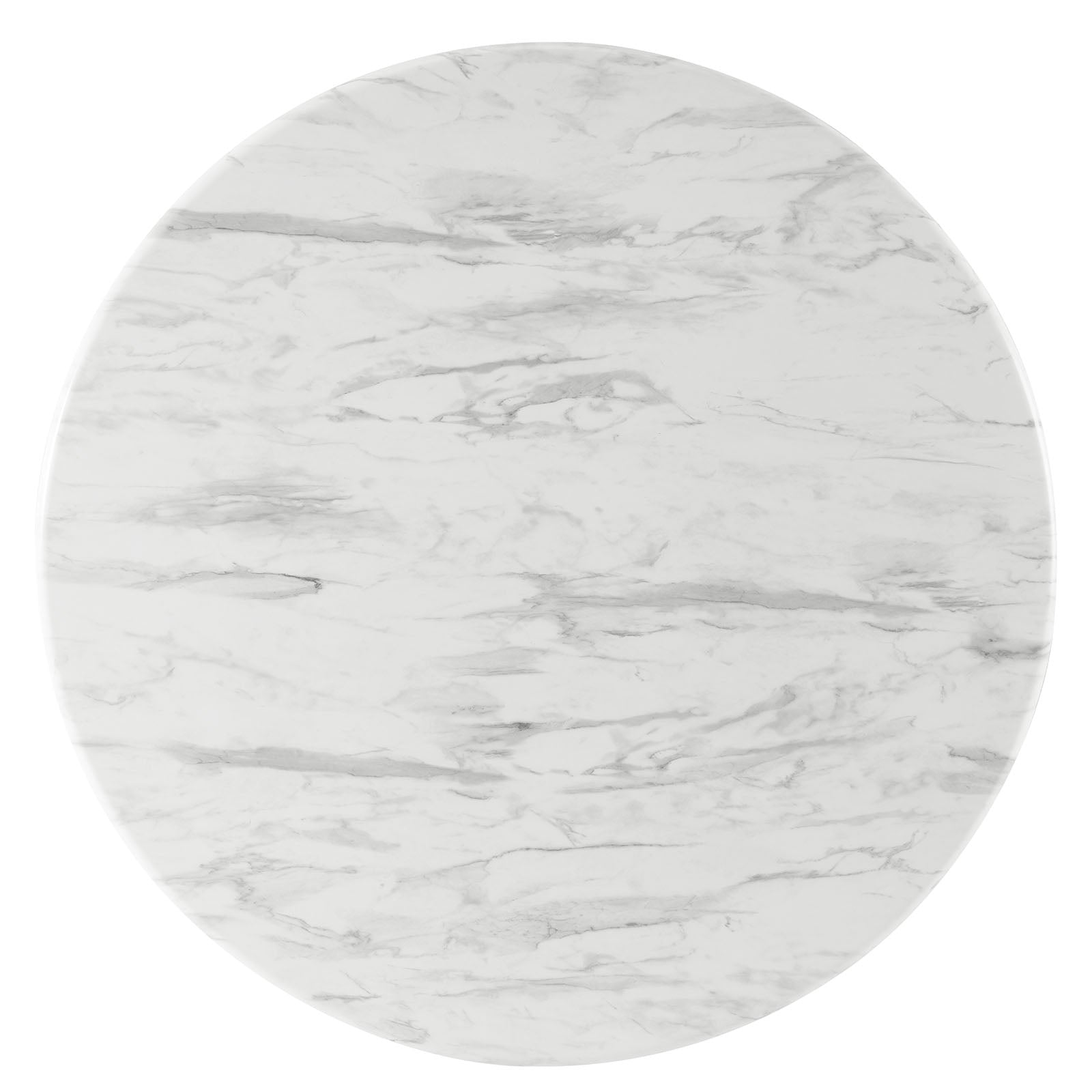 Traverse 50" Round Performance Artificial Marble Dining Table by Modway