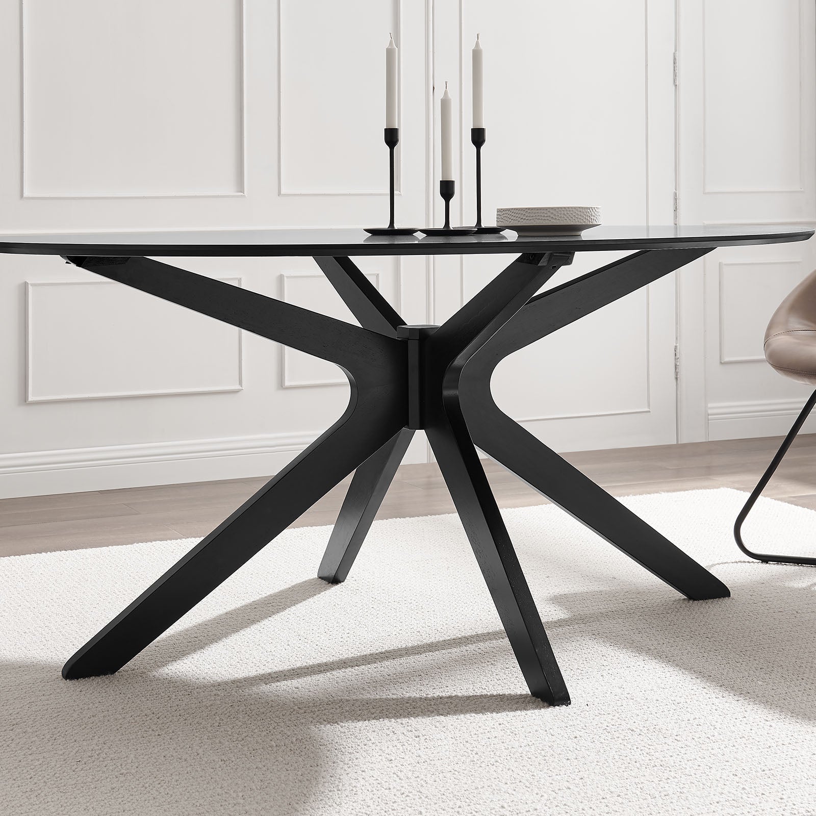 Traverse 63" Oval Dining Table by Modway
