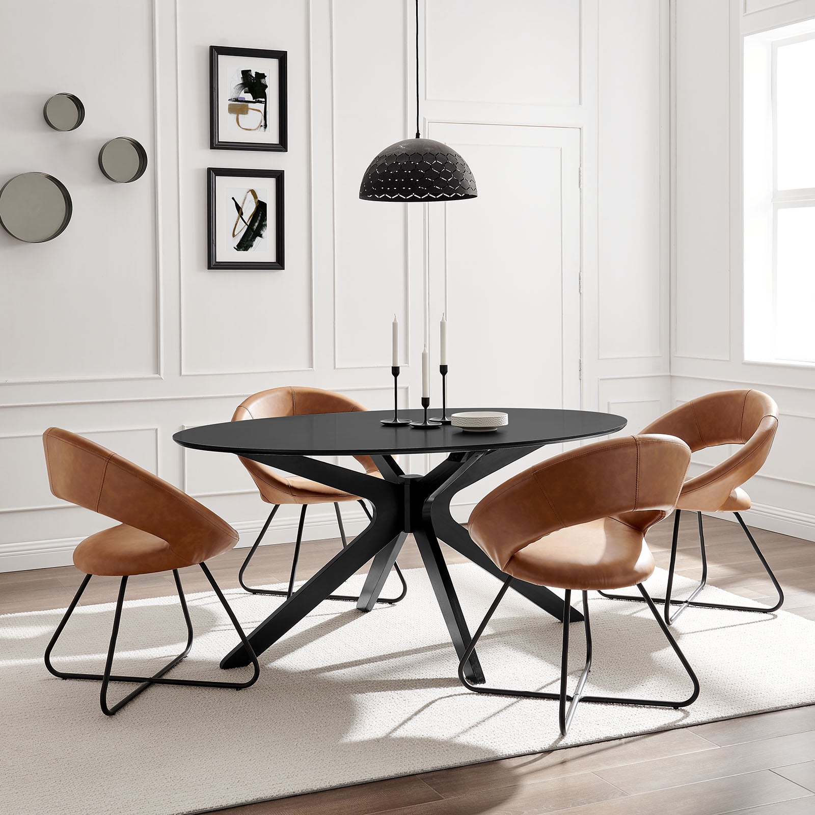 Traverse 63" Oval Dining Table by Modway