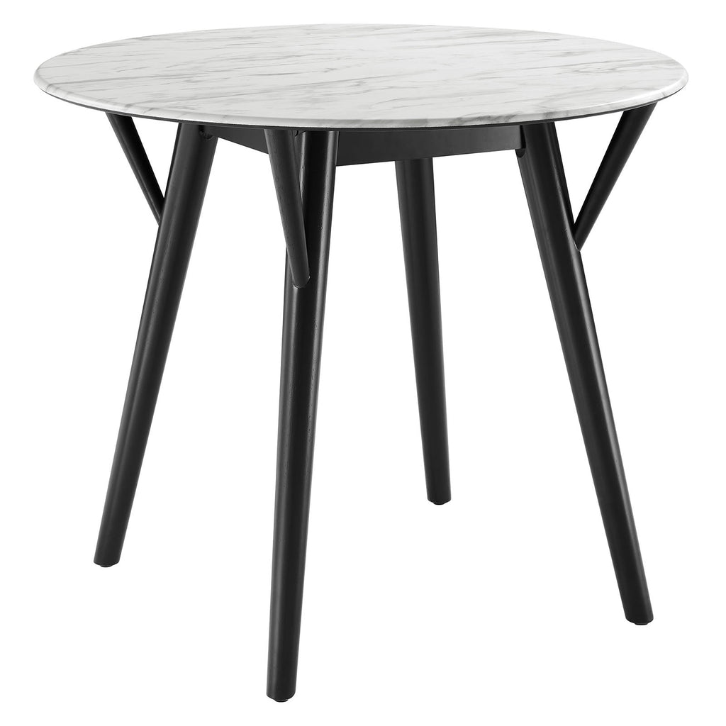 Gallant 36" Round Performance Artificial Marble Dining Table by Modway