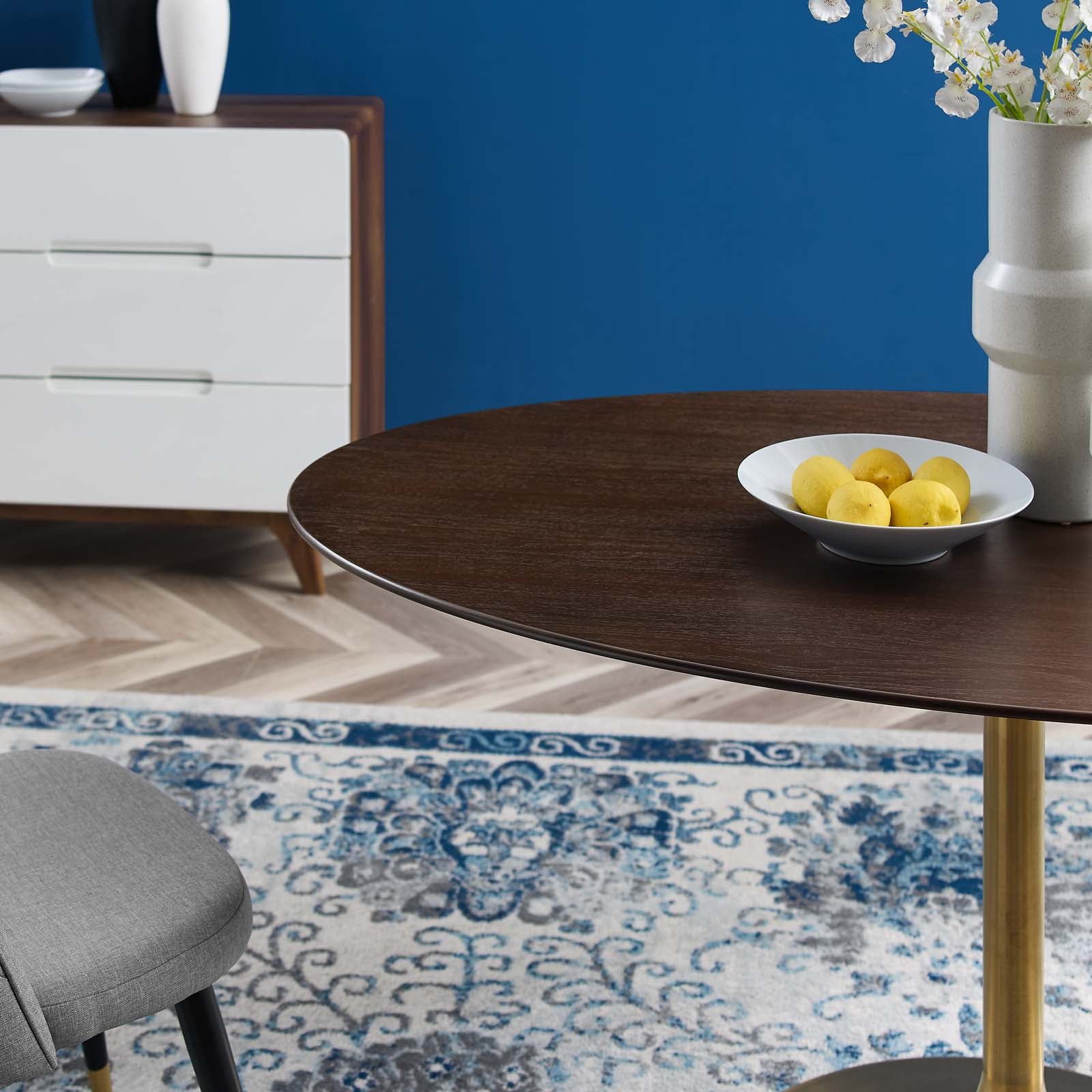 Lippa 60" Oval Wood Dining Table by Modway