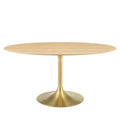 Lippa 60" Oval Wood Dining Table by Modway