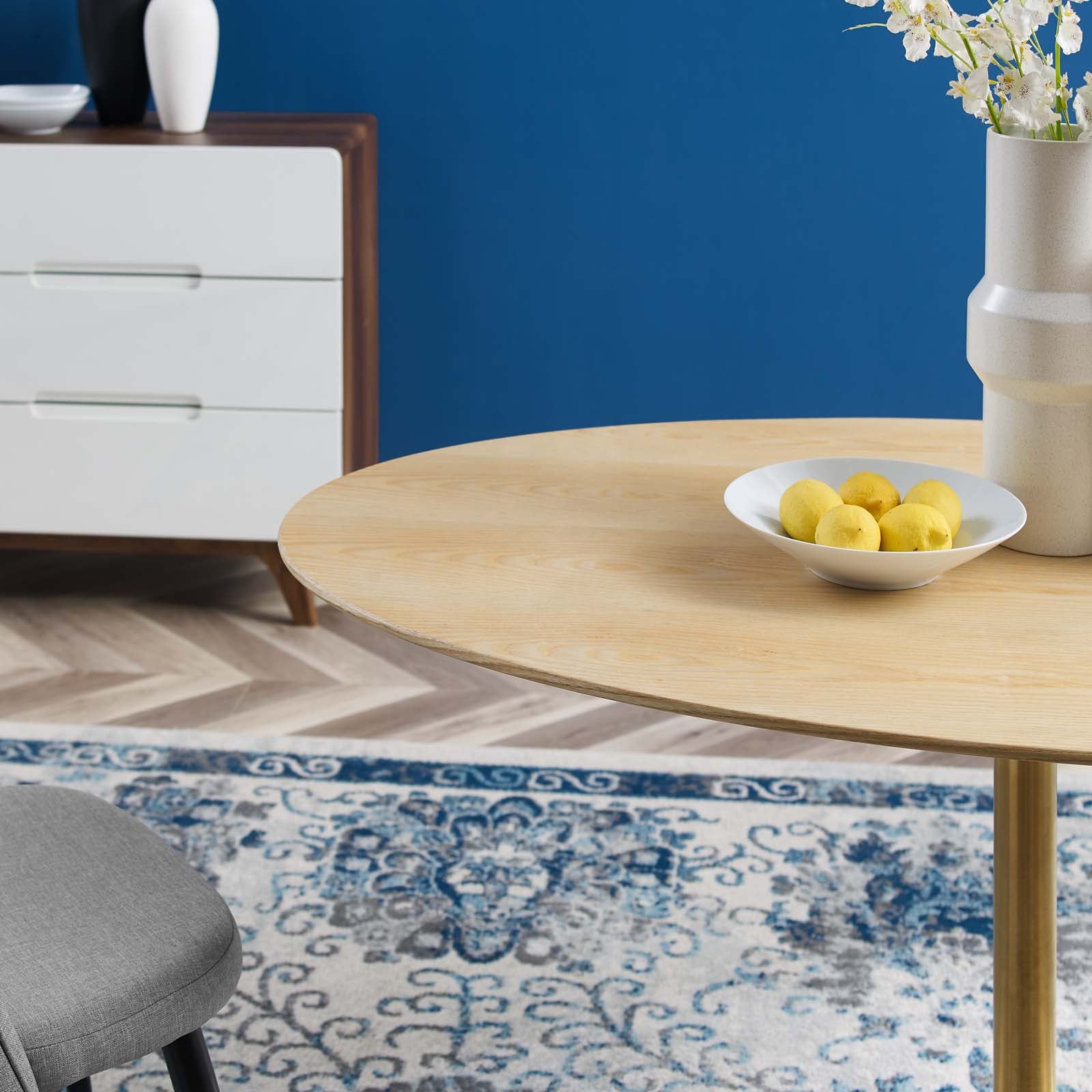 Lippa 60" Oval Wood Dining Table by Modway