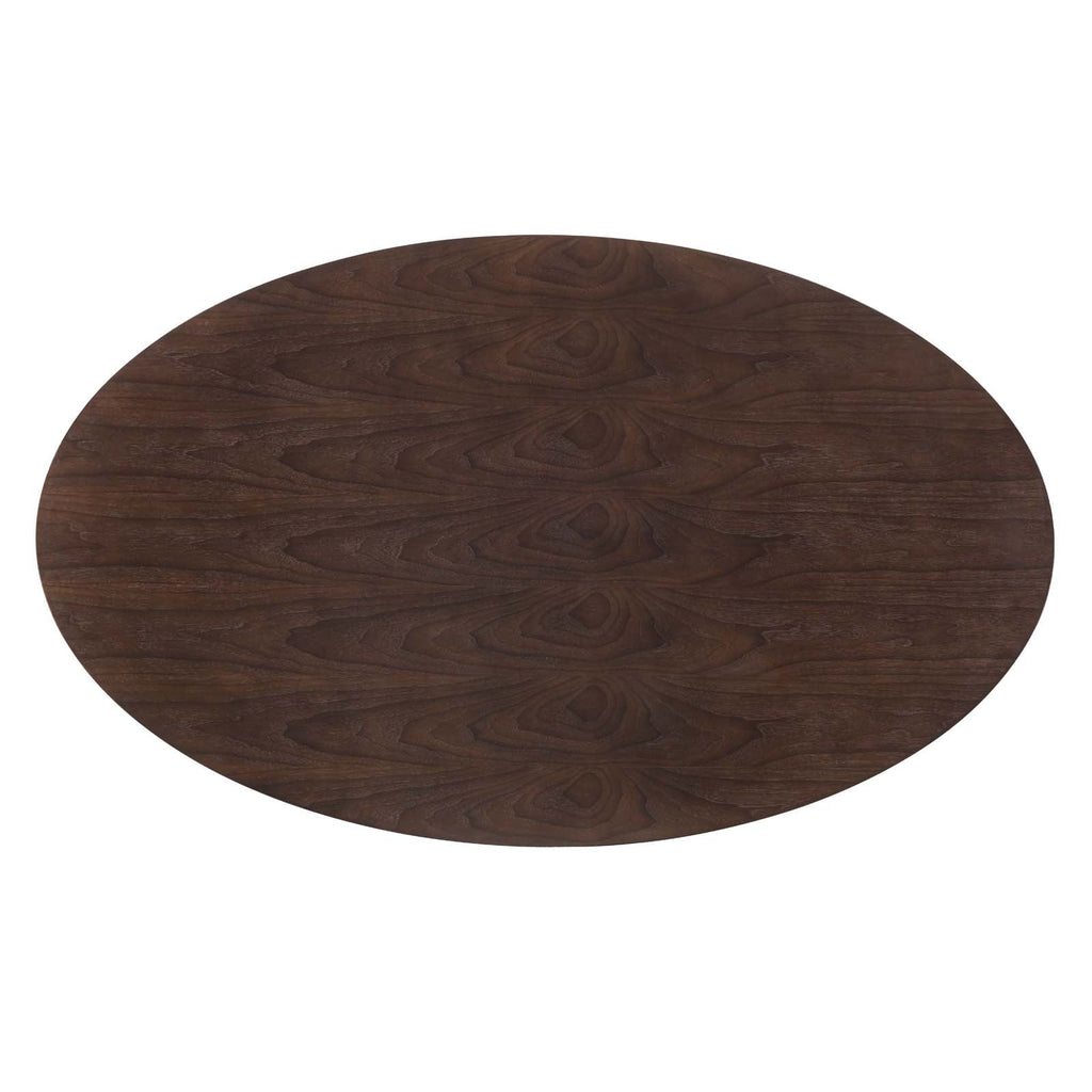 Lippa 78" Oval Wood Dining Table by Modway