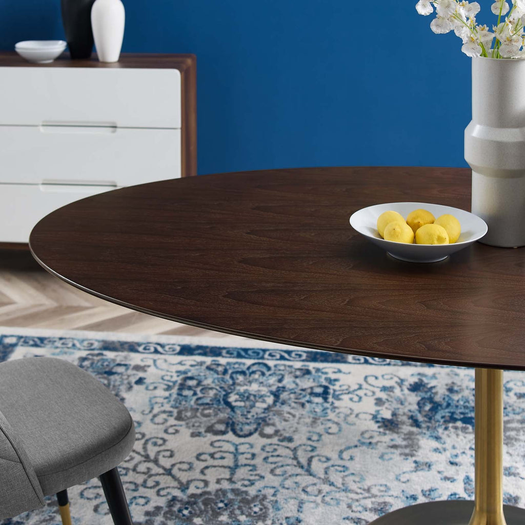 Lippa 78" Oval Wood Dining Table by Modway