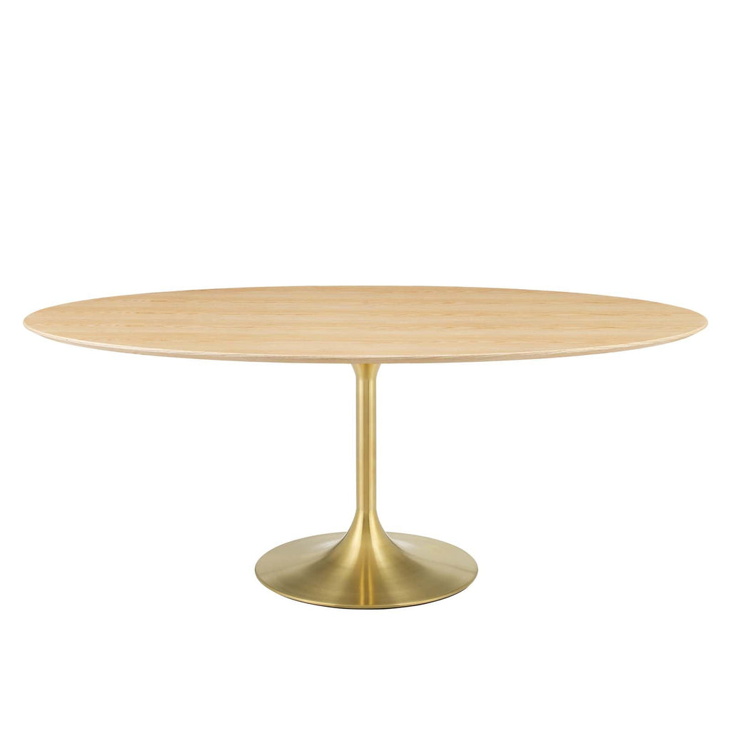 Lippa 78" Oval Wood Dining Table by Modway