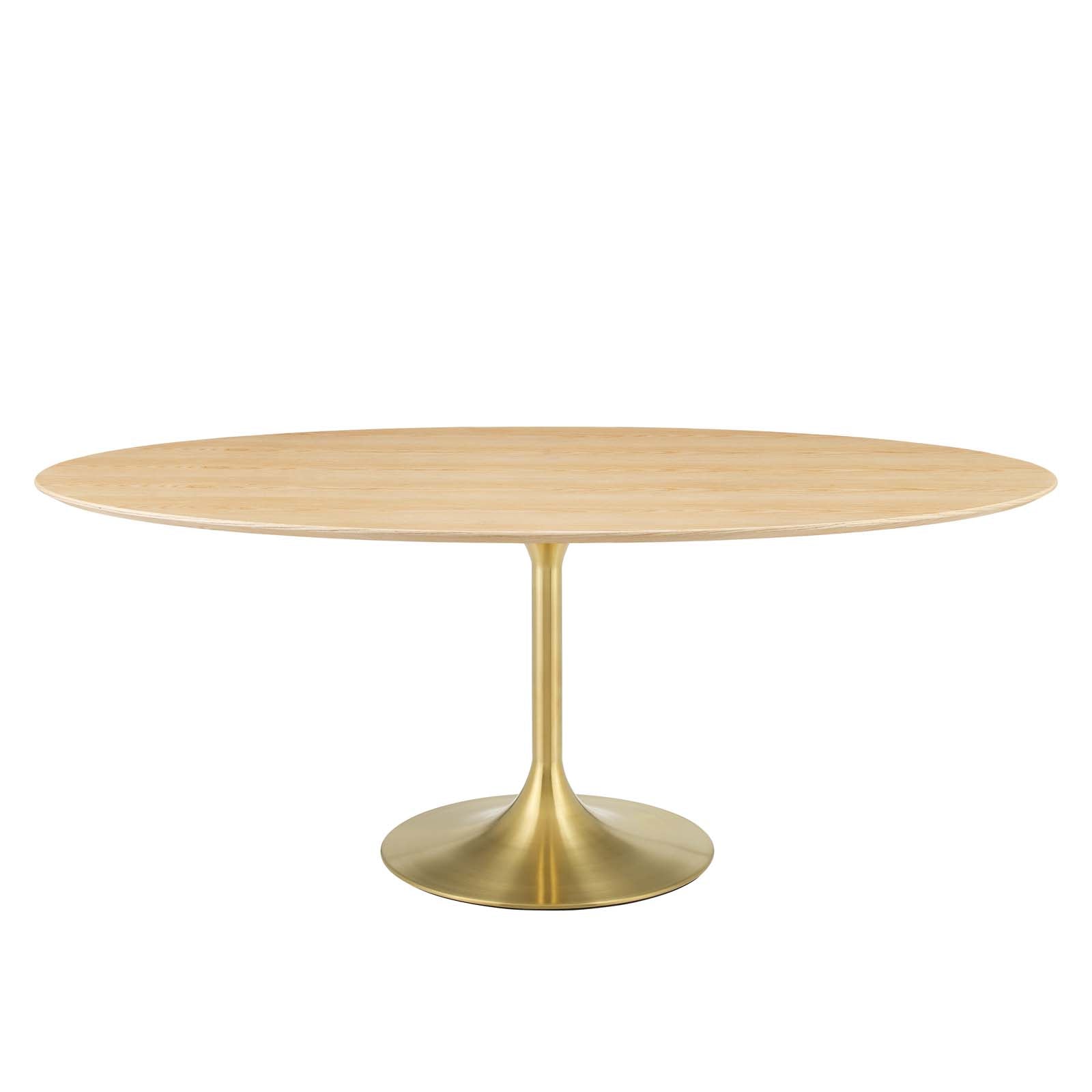 Lippa 78" Oval Wood Dining Table by Modway