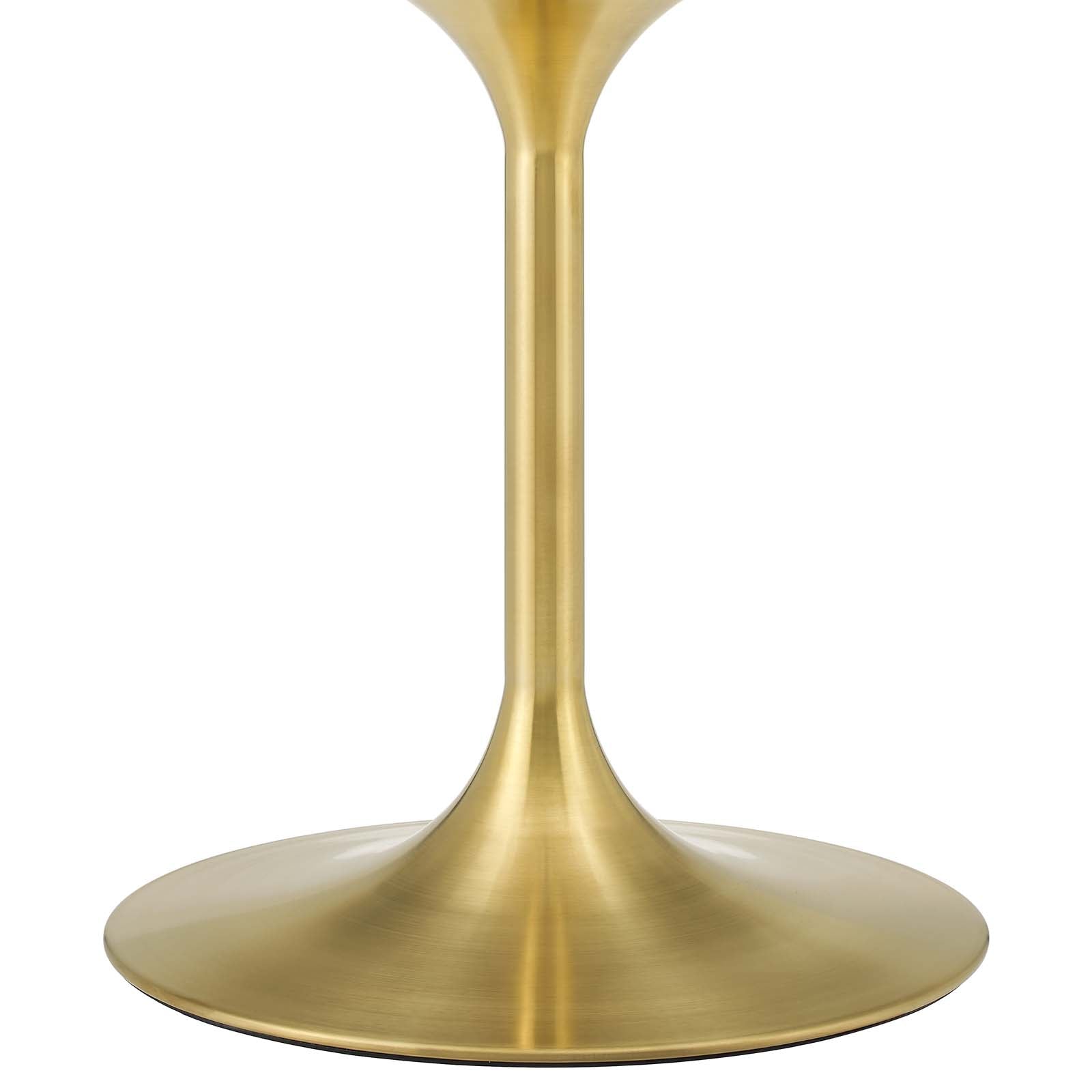 Lippa 28" Round Natural Wood Bar Table by Modway
