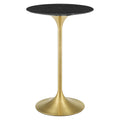 Lippa 28" Round Faux Marble Bar Table by Modway