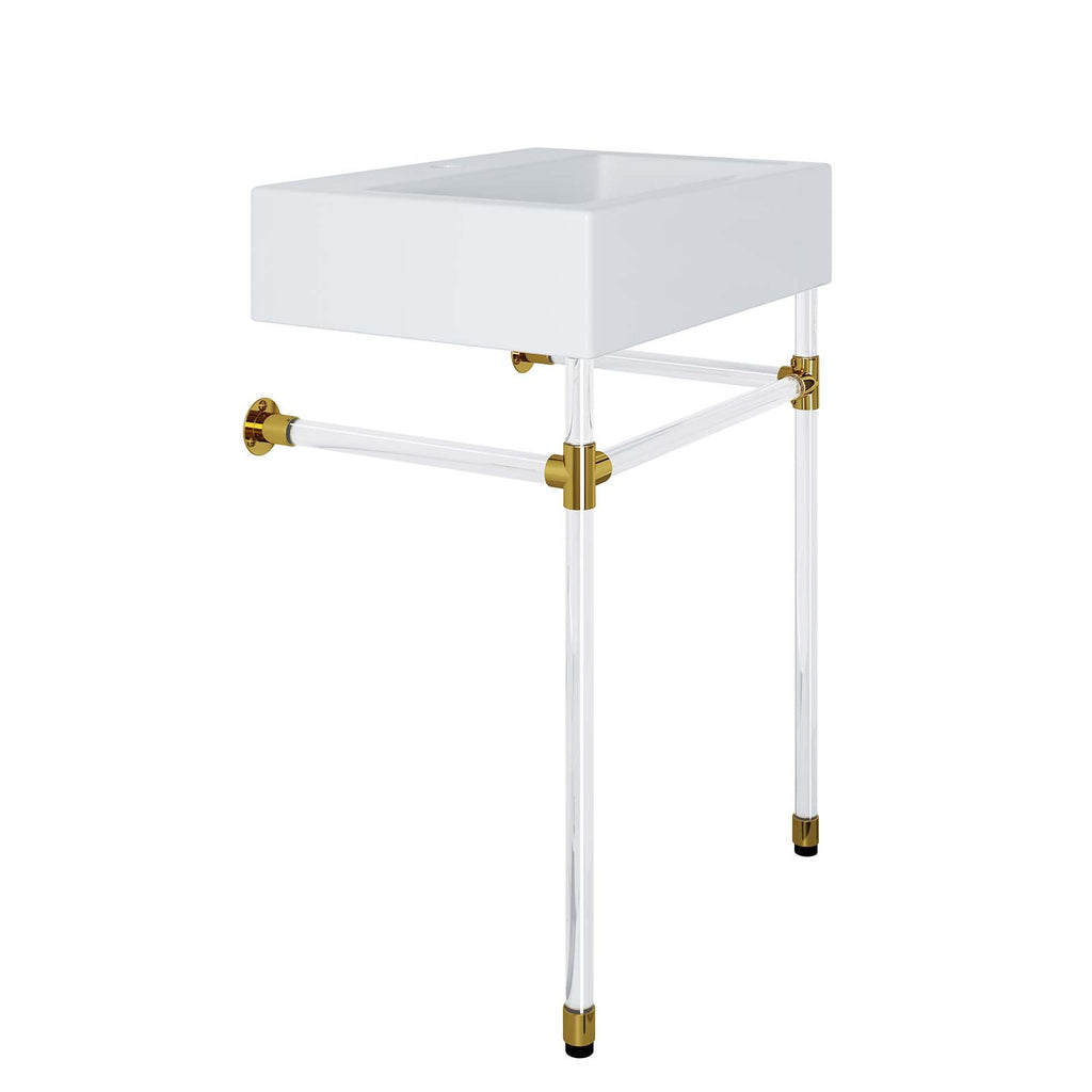 Redeem 24" Acrylic Wall-Mount Bathroom Vanity by Modway