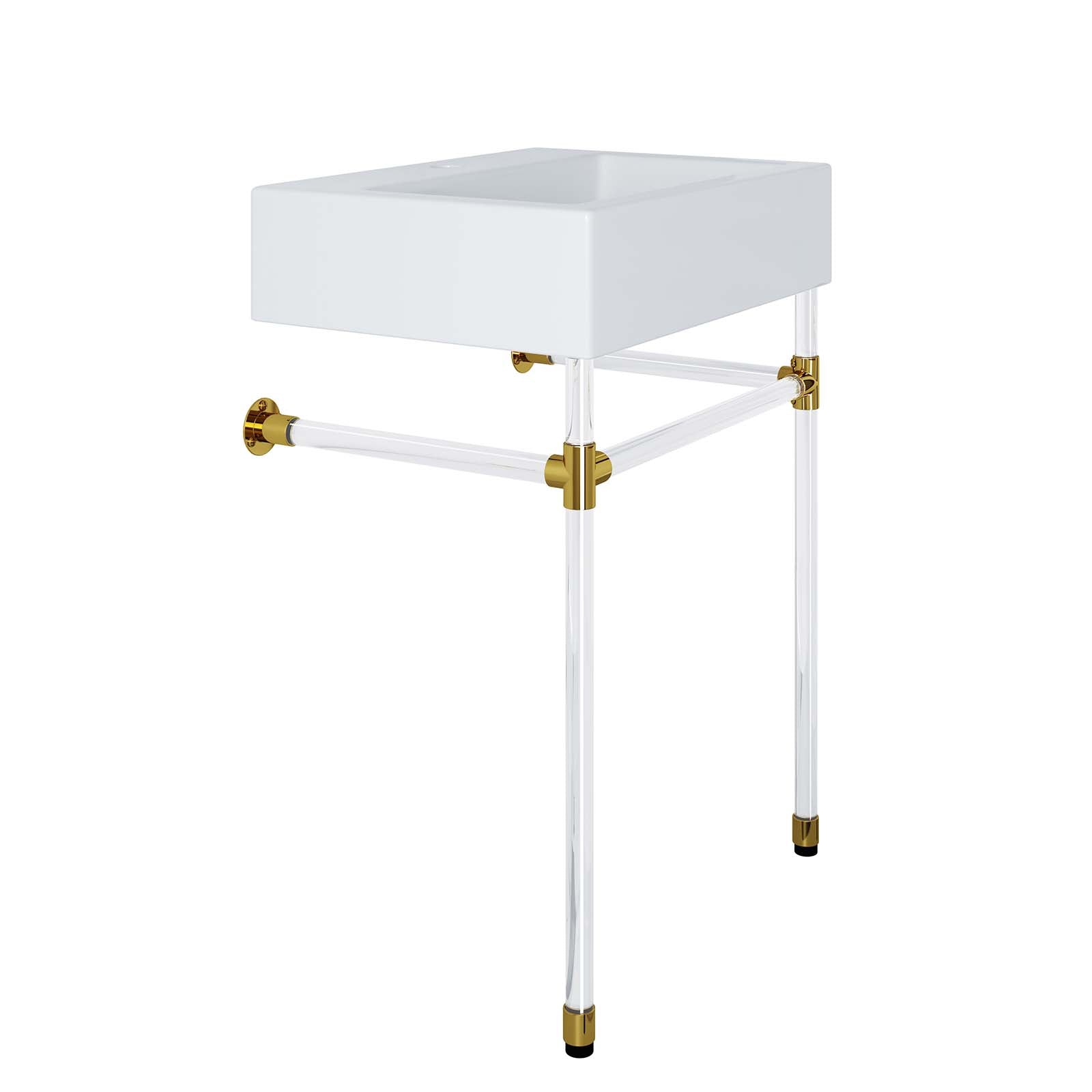 Redeem 24" Acrylic Wall-Mount Bathroom Vanity by Modway