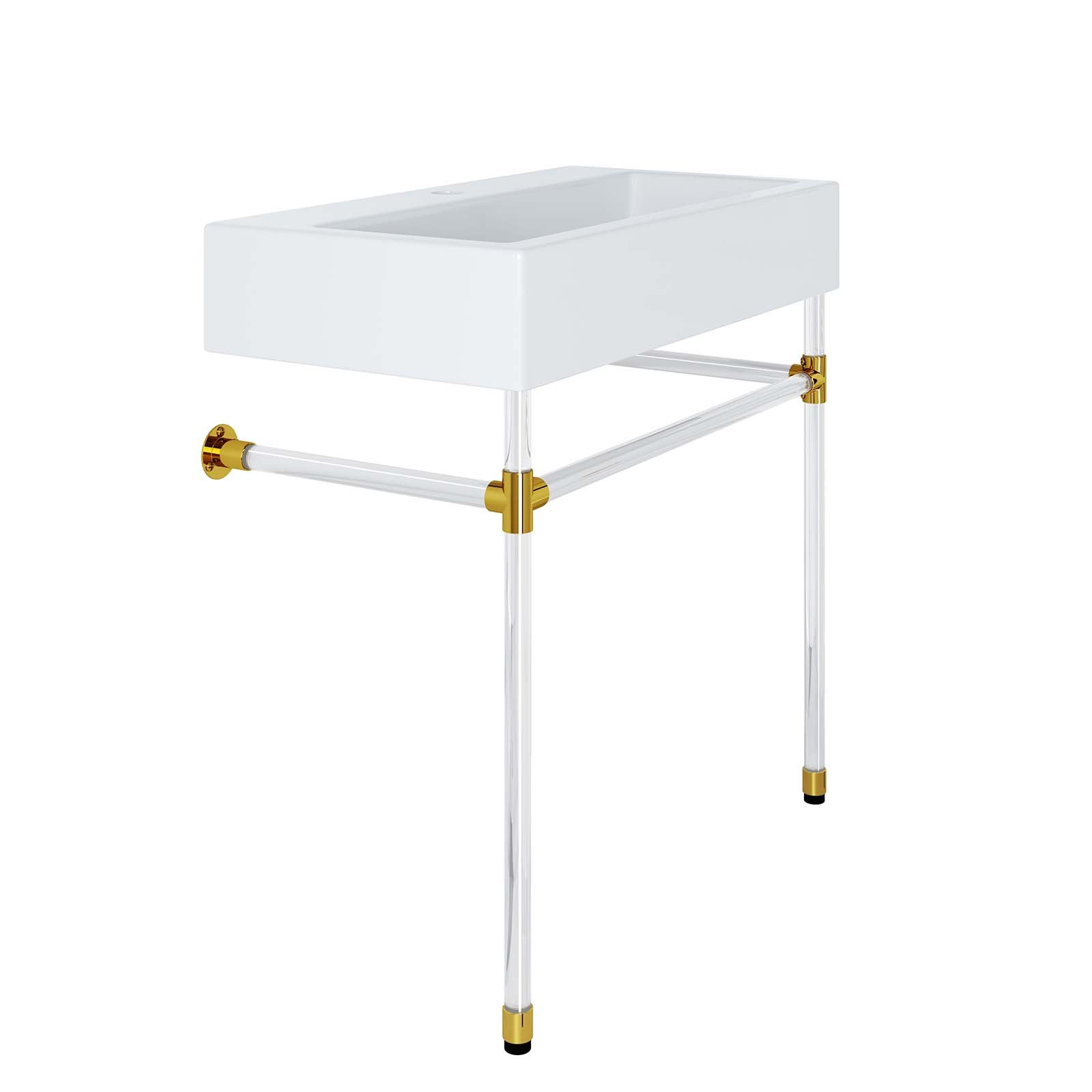 Redeem 32" Acrylic Wall-Mount Bathroom Vanity by Modway