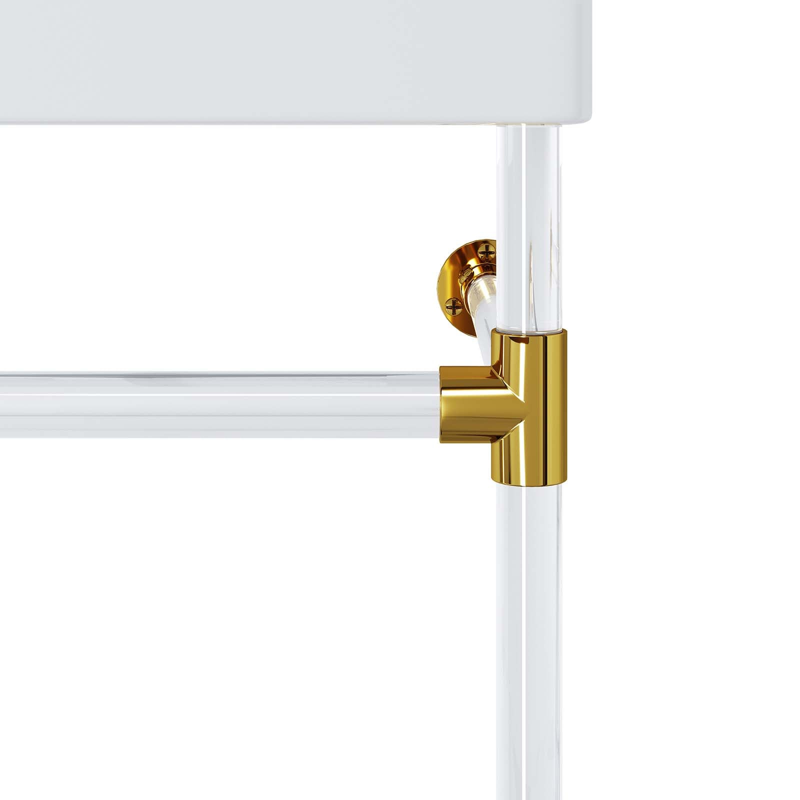 Redeem 32" Acrylic Wall-Mount Bathroom Vanity by Modway