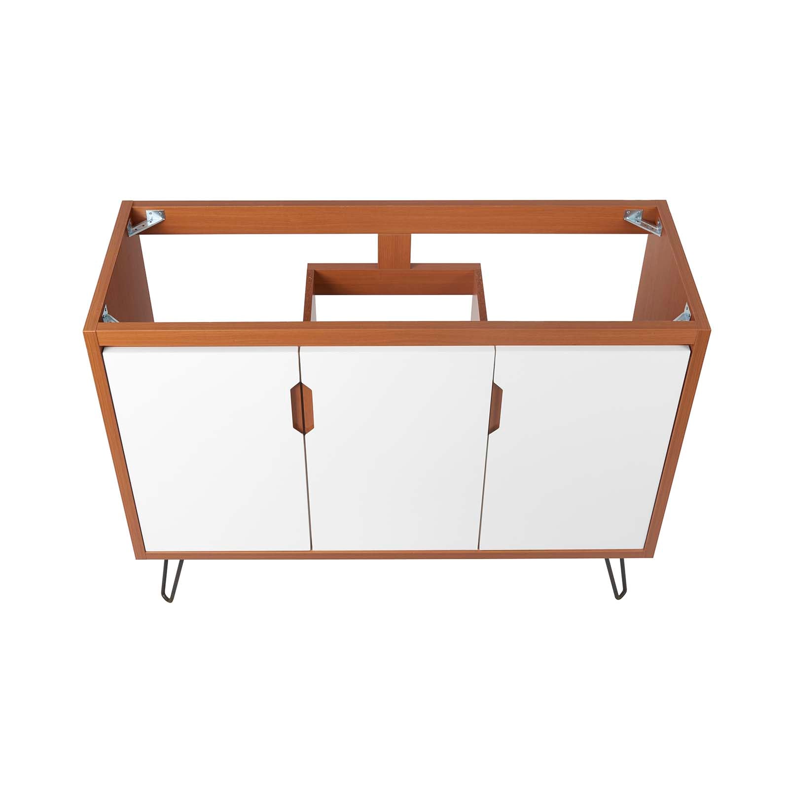 Energize 48" Double or Single Sink Compatible (Not Included) Bathroom Vanity Cabinet by Modway