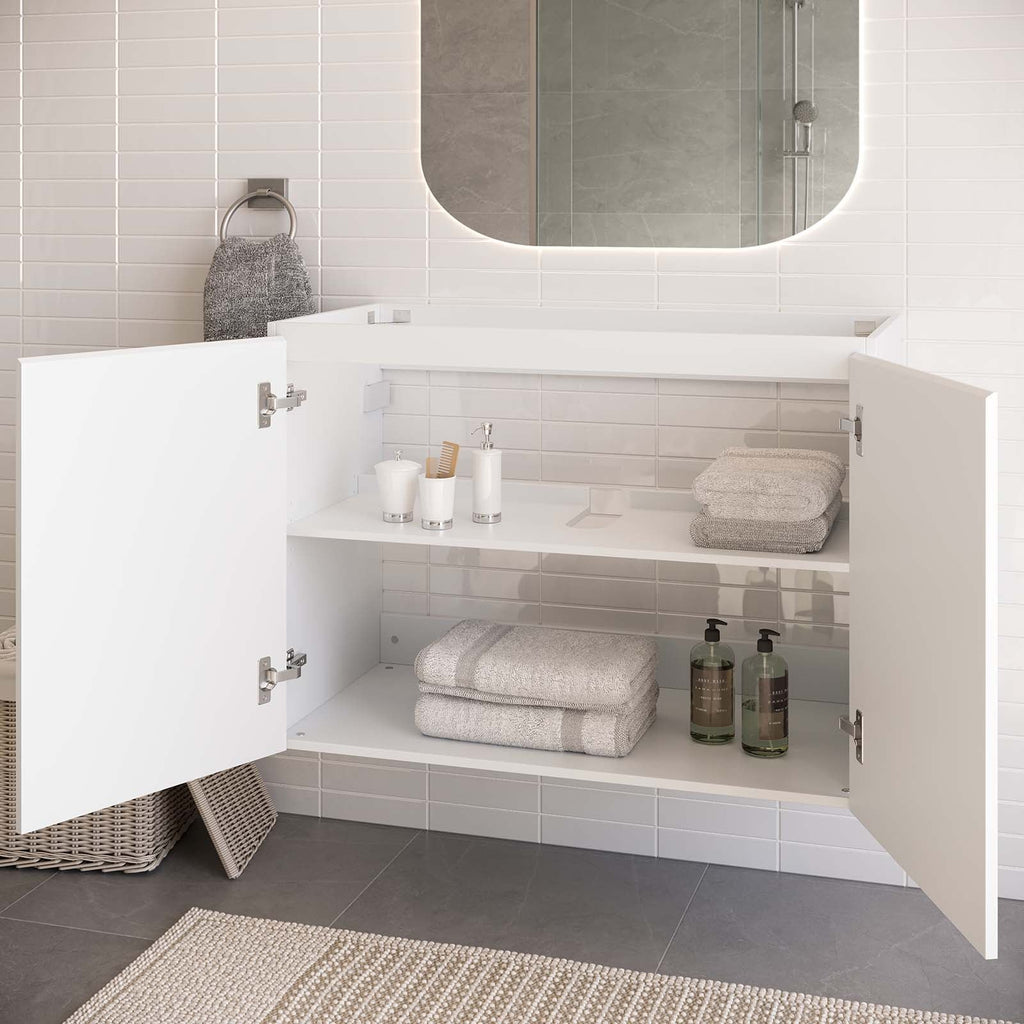 Bryn 36" Wall-Mount Bathroom Vanity (Sink Basin Not Included) by Modway