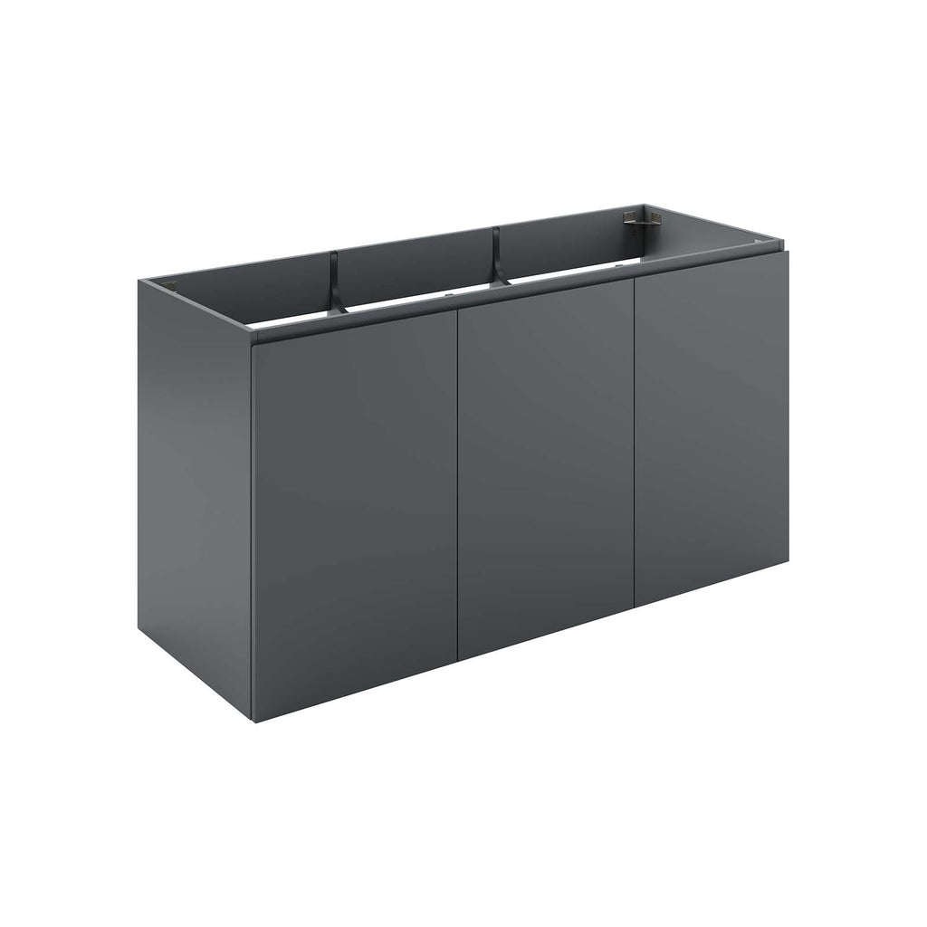 Bryn 48" Wall-Mount Bathroom Vanity (Sink Basin Not Included) by Modway