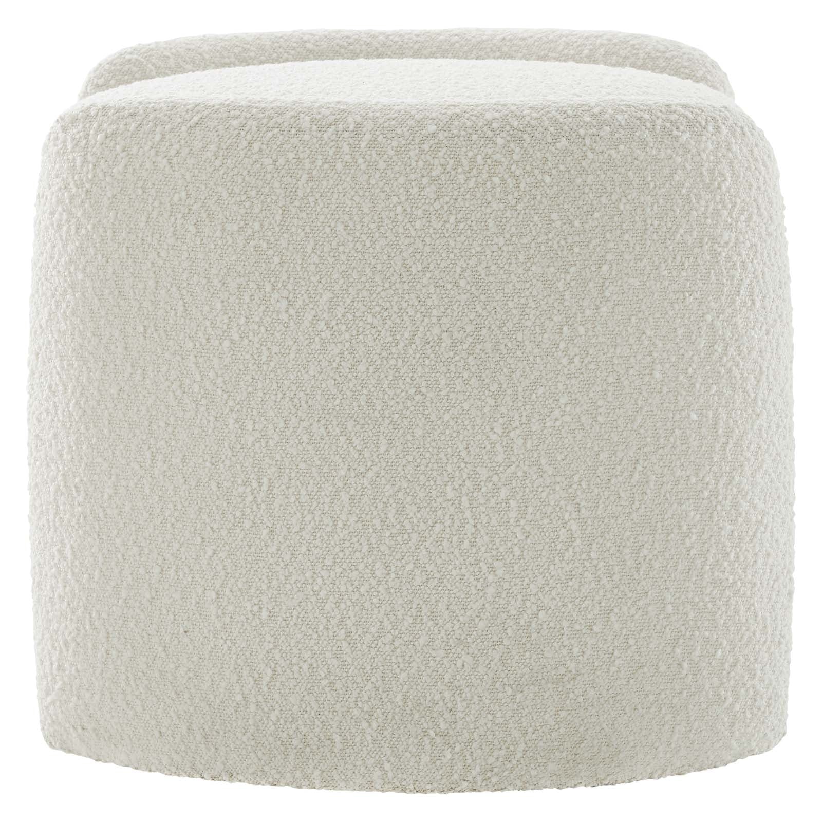 Nebula Boucle Upholstered Ottoman by Modway